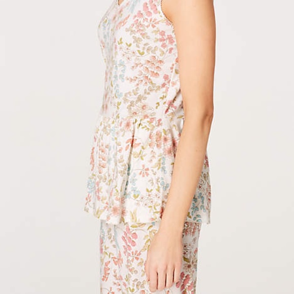 J.Jill NEW L  Sleep Ultrasoft Peplum Tank NWT - Picture 4 of 7